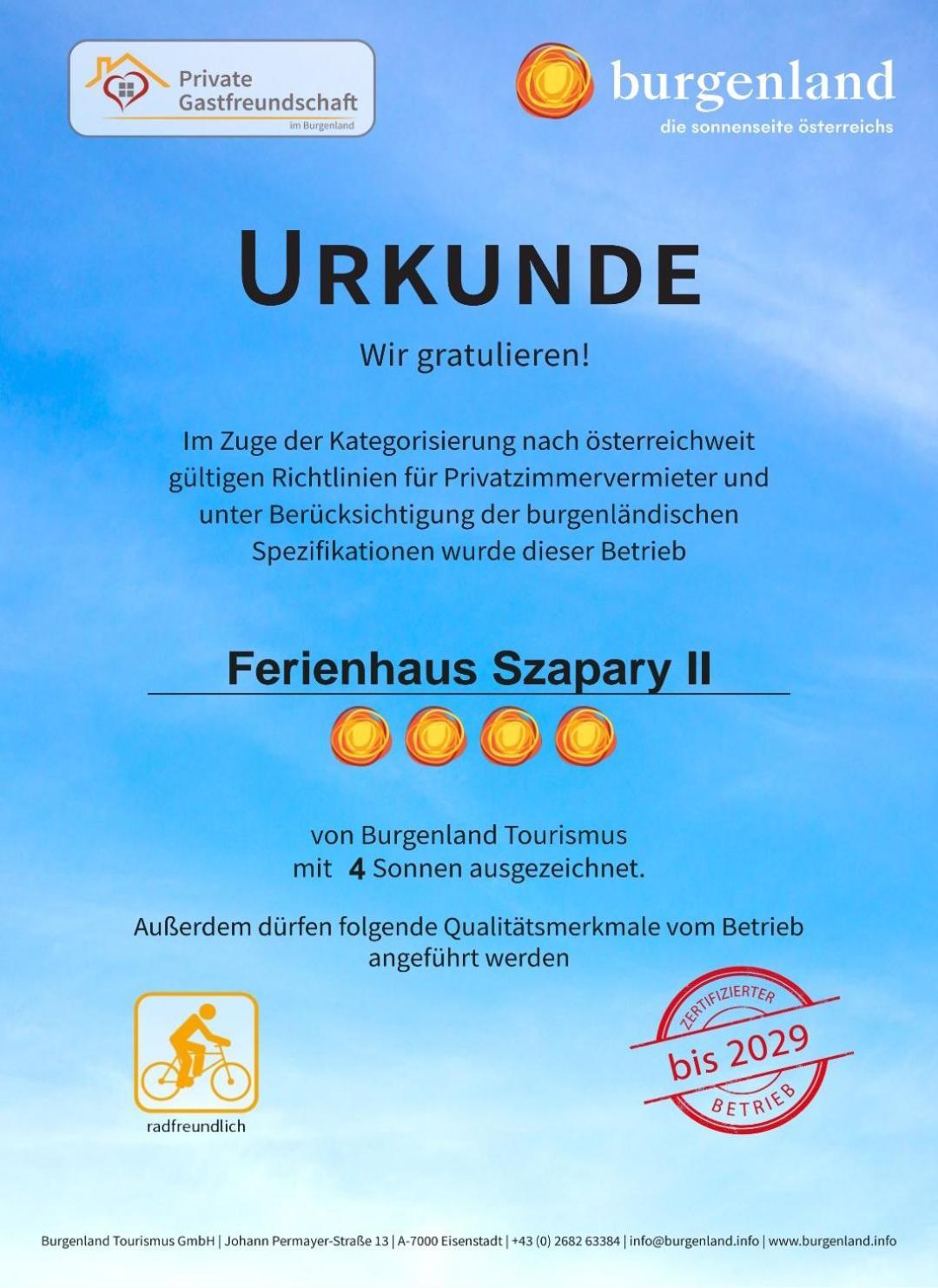 Ferienhaus Szapary II Eisenberg an der Pinka Εξωτερικό φωτογραφία